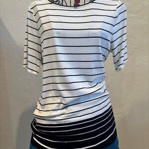 Stripe shirt dress